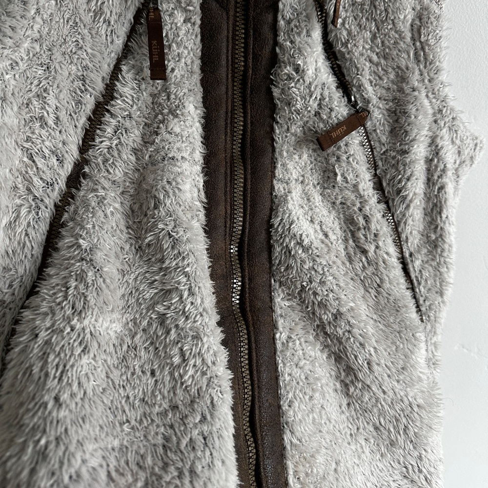 KUHL Women’s Flight Vest Jacket in Stone / Cream Size Medium - Picture 7 of 8